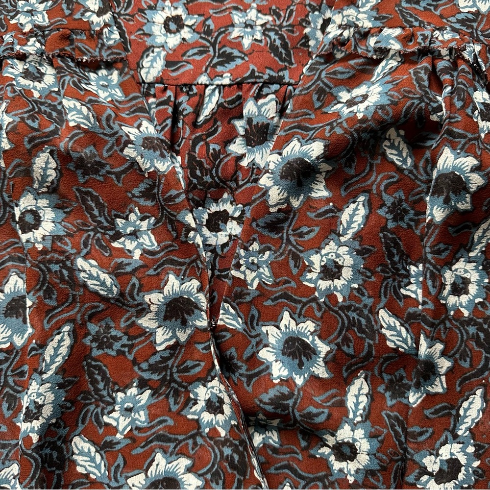 Veronica Beard Anjali Floral Mini Dress Silk Size 4 - Picture 6 of 12